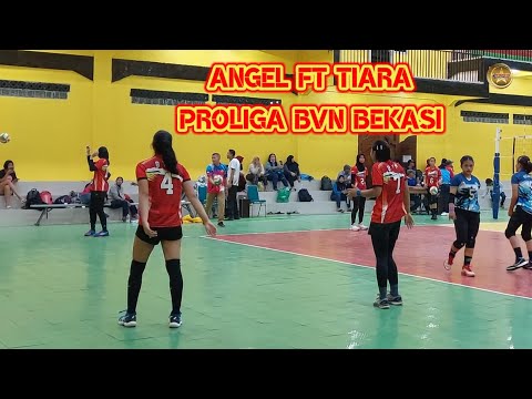 WARMING UP ANGEL FT TIARA PROLIGA BVN VS UMIKA - PIALA SUROYO CUP 2022 GOR KAMPUS UMIKA BEKASI