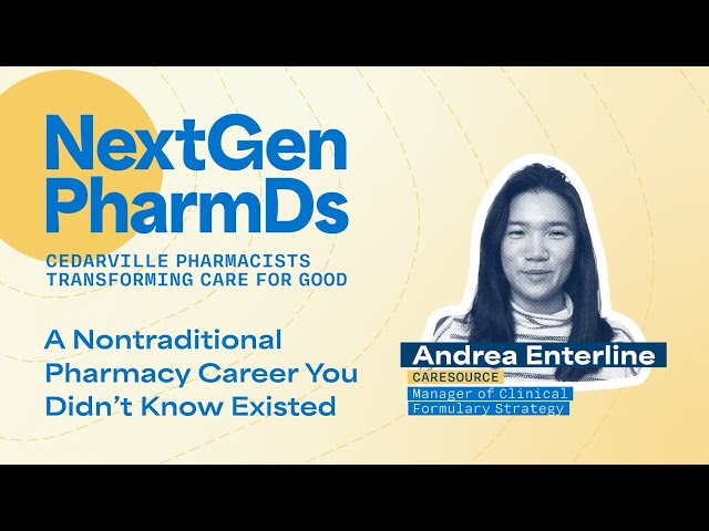 Thumbnail for video titled: NextGen PharmDs: A Nontraditional Pharmacy Career You Didn't Know Existed