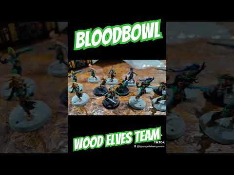 Bloodbowl team woodelf work in progress.
