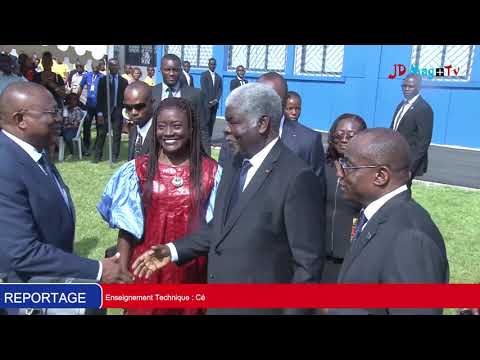 Enseignement Technique : La pose de la première pierre de l’internat du Lycée Technique d’Abidjan