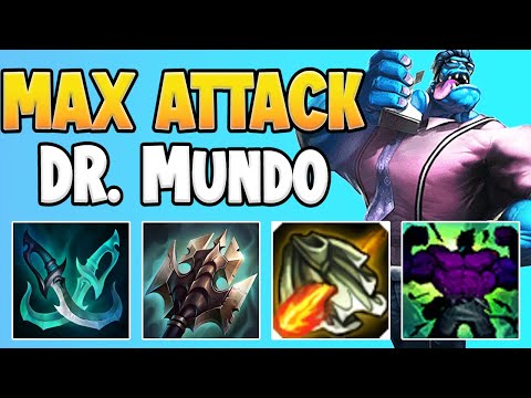 WTF BUILDING PHANTOM DANCER ON MUNDO!? THIS MAX ATTACK MUNDO BUILD CAN NOT BE STOPPED!  LoL Gameplay