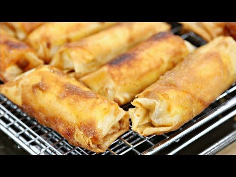 TURON RECIPE - FILIPINO BANANA EGGROLL DESSERT