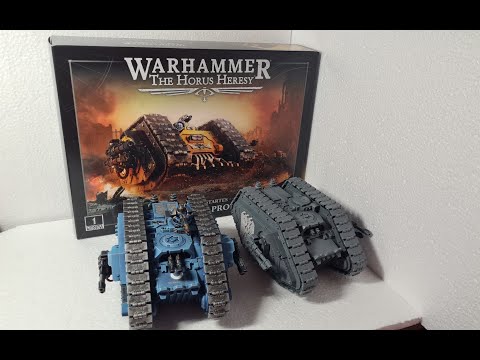 Warhammer Horus Heresy Proteus Land Raider Tank Unboxing, Building and Magnetizing.