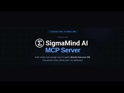 SigmaMind MCP 소개 영상