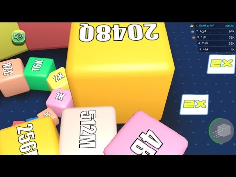 2048.io Cubes: (100% Win) King of the Cubes! I Made the Biggest Cube