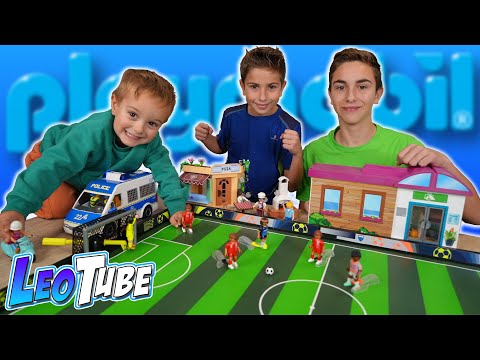 Leo prueba algunos sets de PLAYMOBIL para estas navidades con su familia