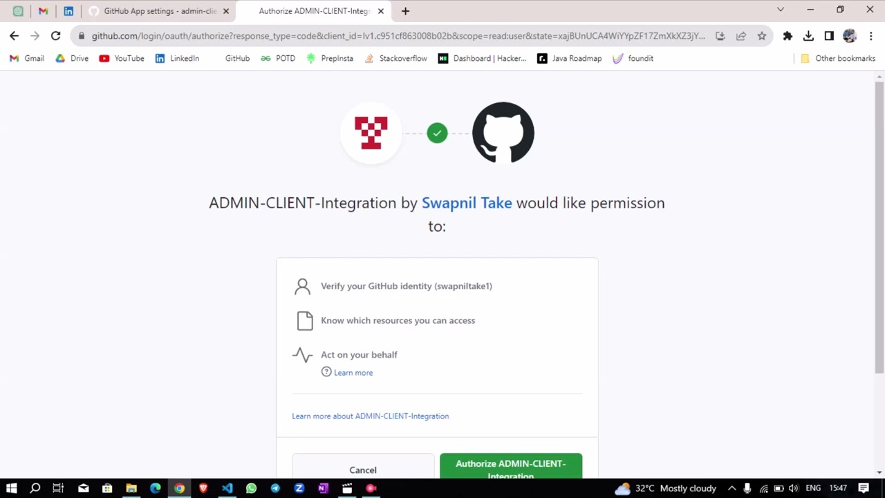 API Integration with Spring Boot | Security | OAuth2 Demonstration | login with GitHub credentials