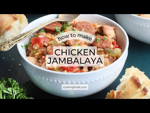 One Pot Chicken Jambalaya Recipe