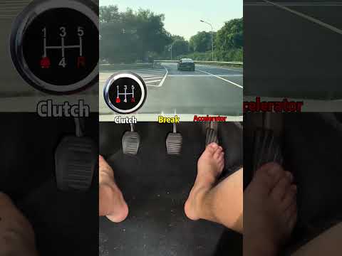 Cars with manual transmission must downshift to at least 2nd gear when turning #car  #driving