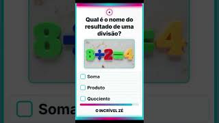 🧠🔥 Só os gênios acertam esse QUIZ de Matemática! Você consegue? #viral #quiz #fypppppppp