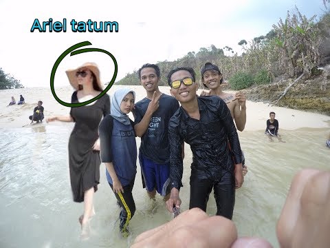 KARTAR SPARTAN Pantai Ngudel Malang,  Bertemu ariel tatum