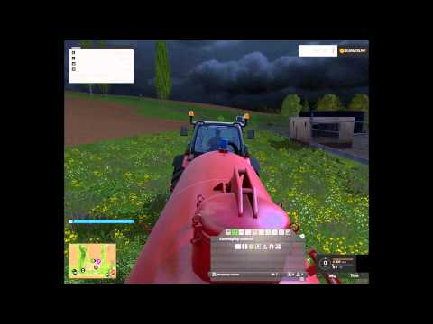 How to spread slurry using courseplay on Farming Simulator 2015