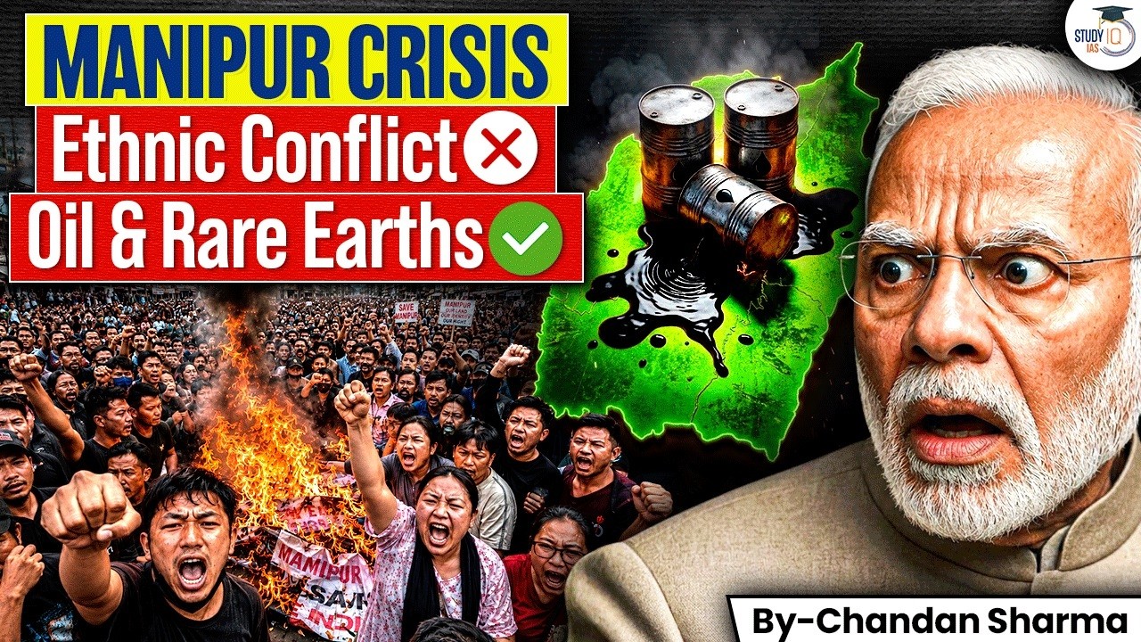 Why is Manipur Actually Burning? | Ethnic Conflict or Rare Earth Resources? | StudyIQ IAS