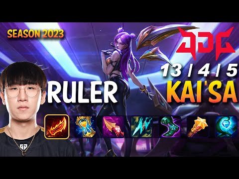 JDG Ruler KAI'SA vs XAYAH ADC - Patch 13.18 KR Ranked