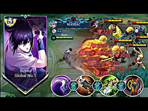 26 Kills + Maniac!! 🔥 SUYOU DESTROYER NEW ONESHOT BUILD SUPER BROKEN AFTER BUFFED!! (Must Watch!!)