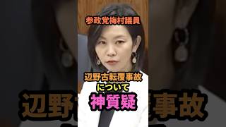 🇯🇵辺野古転覆事故について参政党梅村議員が神質疑をしました #参政党 #梅村みずほ #辺野古