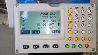 How To Start Topo Survey With Stonex Total Station
