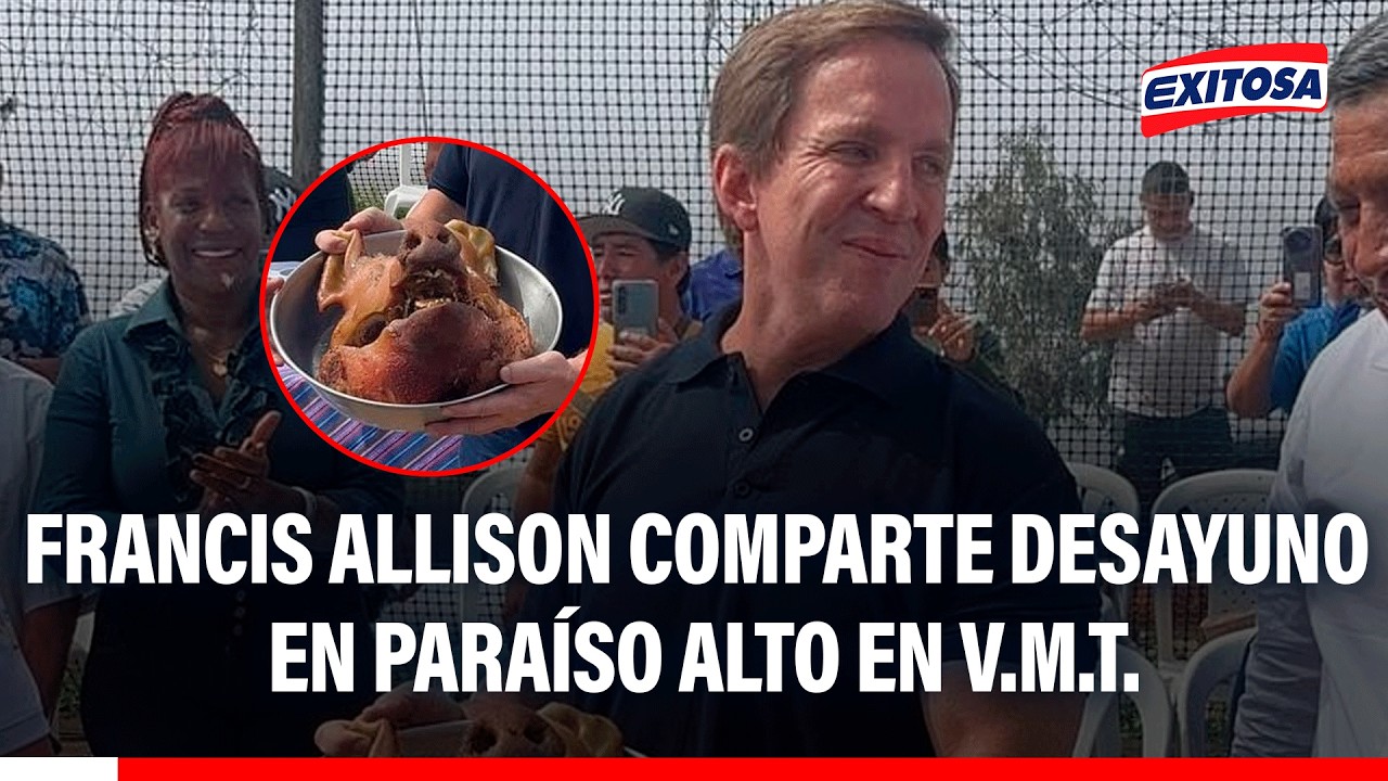 🔴🔵 Francis Allison recibió una cabeza de cerdo durante desayuno electoral en V.M.T.