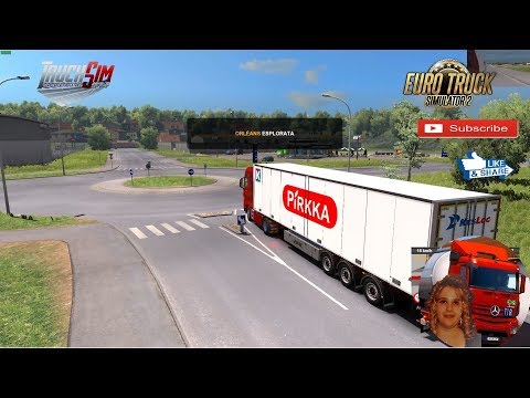 Euro Truck Simulator 2 (1.34) Trucksim Map v1.34 First Look SCS MAN TGX e6 + DLC's & Mods