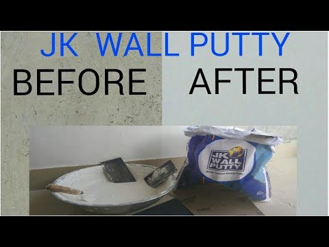 How to apply wall putty proper jk wall putty