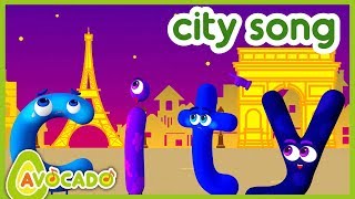 City Song | abcd song & Dance song for kids & Sing-Along and dance | AVOCADO abc gameplay video by mestas39, 2:10 duration