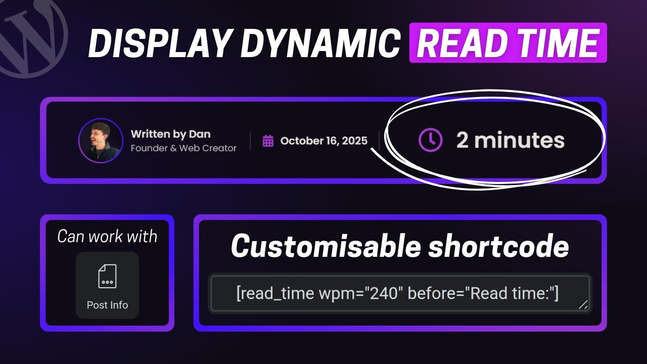 How to Add Read Time to Elementor Blog Posts - video