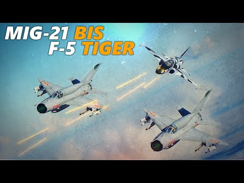 Mig-21Bis Vs F-5 Tiger Dogfight | Vietnam Era | Digital Combat Simulator | DCS |