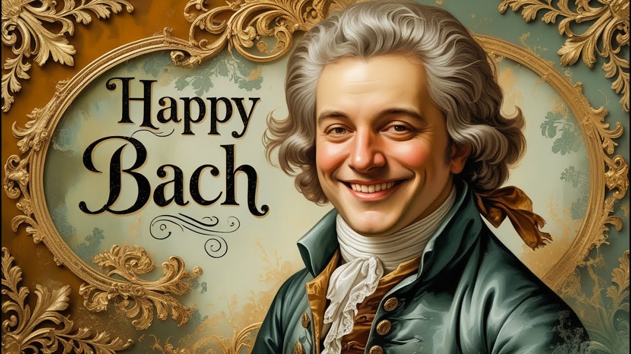 Johann Sebastian Bach: Classic tunes that make you happy, can't sit still 🎻