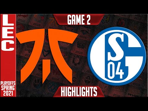 FNC vs S04 Highlights Game 2 | LEC Spring 2021 Playoffs Round 2 | Fnatic vs Schalke 04 G2