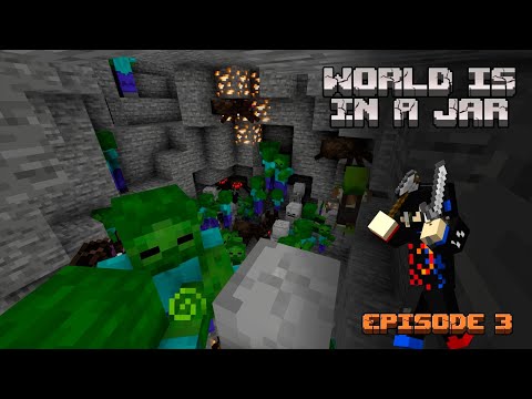 The Cave is Absolutely Swarming with Hostile Mobs || Minecraft World Is In A Jar || CYPHER