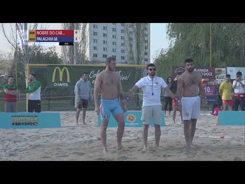 Round 1 Men's BW - 90 kg: M. NOBRE DO CAB (POR) v. M. PALAGHIA (ROU)