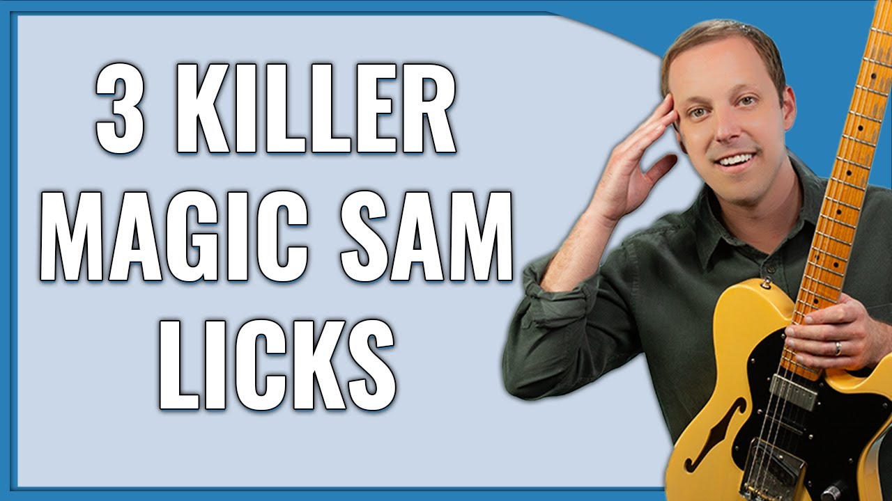 3 Killer Magic Sam Blues Guitar Licks (AMAZING BLUES GUITAR)