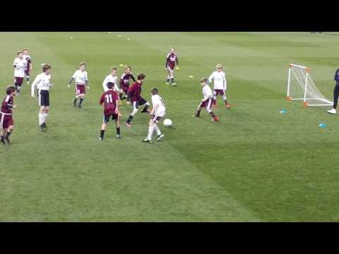 Mix of TSC U12 Kids play 8v8 during Half of Union Game at Talen Energy Field