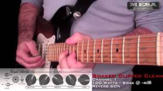 Video thumbnail for MESA Royal Atlantic RA-100 Ch. 1 CLEAN – Power Soak Clipped Clean by MESA/Boogie