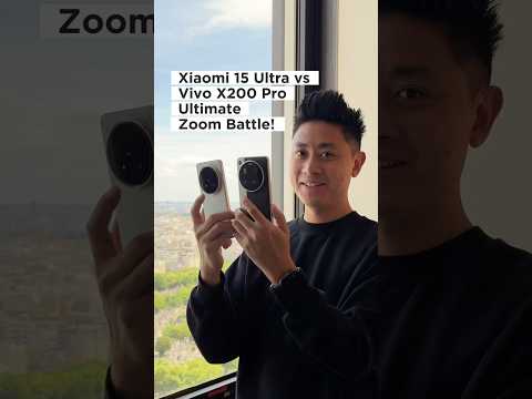 Which flagship zooms better? Comment below! Xiaomi 15 Ultra vs Vivo X200 Pro!