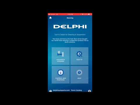 DEMO: The Delphi Auto Parts App (Steering & Fuel Tips)