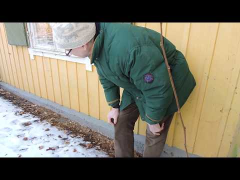 Trädgårdsmästarbostaden Sättra. Del 6. Råd om dränering och marklutning från byggnad.