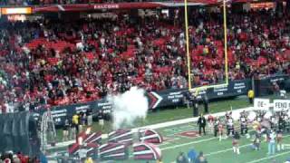 Atlanta Falcons entrance 12/14/08 versus Tampa Bay
