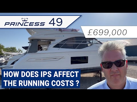 2017 Princess F49 -  Full review inc fuel and running costs. Is she economical on IPS?