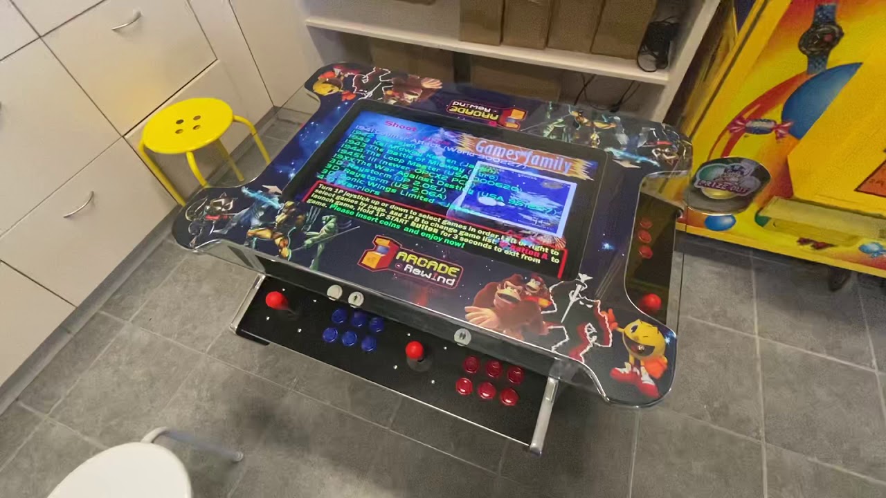 4700 game 3 sided Cocktail Arcade Machine FAQ