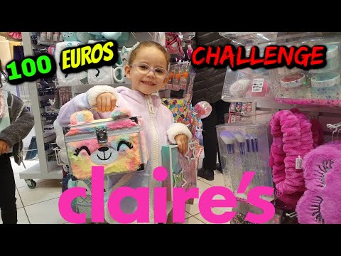 100 euro challenge at CLAIRE'S (beauty, makeup, bags, pencil cases, etc.)