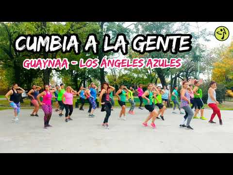 CUMBIA A LA GENTE - Guaynaa y Los Angeles Azules / Coreografía de ZUMBA / BRENDA HARRISON