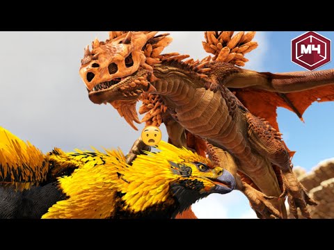 BETA GRIFFIN vs. Alpha Blood CRYSTAL WYVERN 😯 Stunning a Gamma Allosaurus? 🤔 - ARK Devin Fo.5