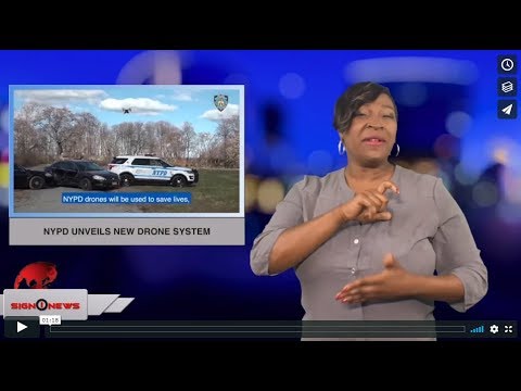 NYPD unveils new drone system (ASL - 12.5.18)