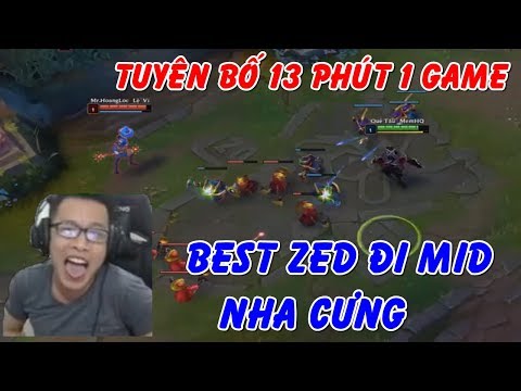 Chơi Lại LOL Trâu Cảm Thấy Zed Vẫn Bá Đạo Chỉ 13 Phút 1 Game | Trâu Best Udyr