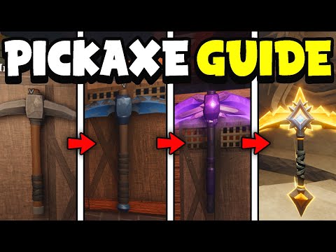 New Pickaxe Progression Guide in The Forge Roblox