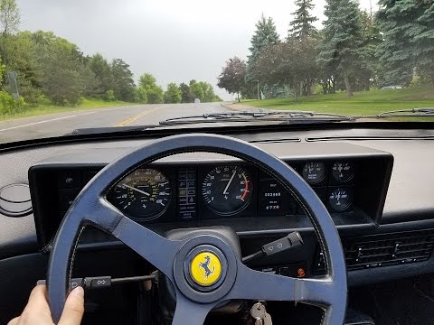 1985 Ferrari Mondial QV - Acceleration, Driving and Tour