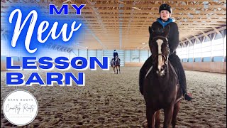 FIRST RIDE AT MY NEW LESSON BARN! | WE MET A GRAND PRIX DRESSAGE COACH! | VLOG