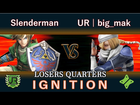 Ignition #69 LOSERS QUARTERS - Slenderman (Link) vs UR | big_mak (Sheik)