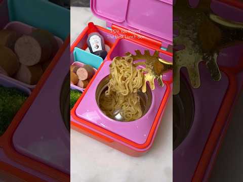 BEST Lunch EVER 💕 #kidslunchboxrecipes #bentobox #asmr #organization #kitchenorganization #foodie